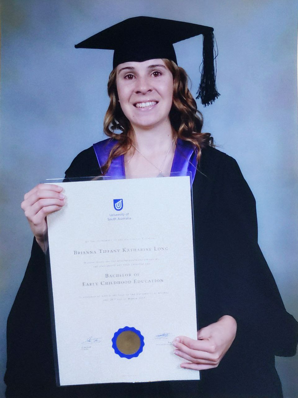 Bree graduation photo