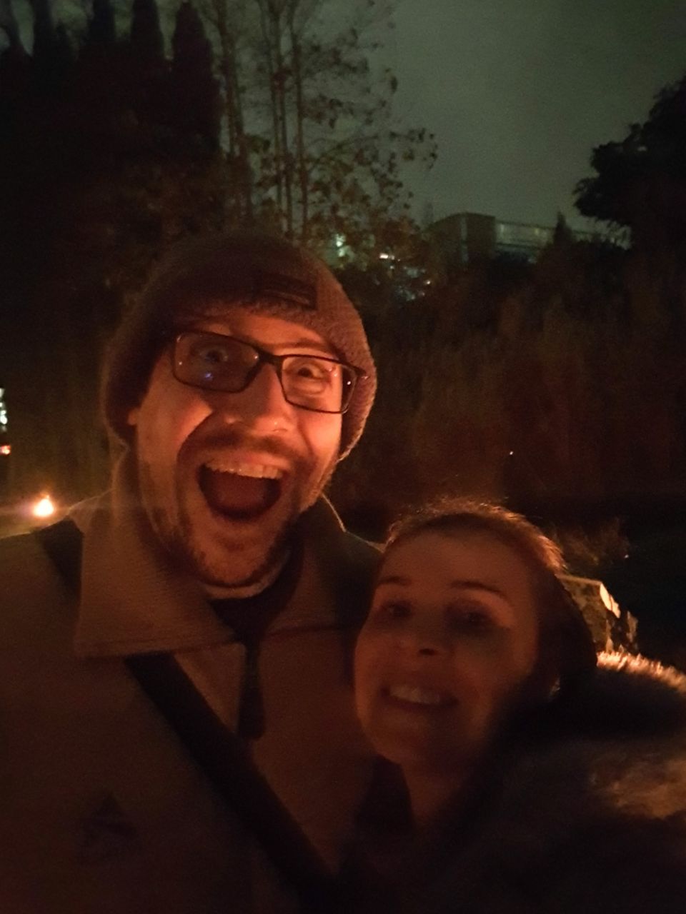 Bree and David hugging